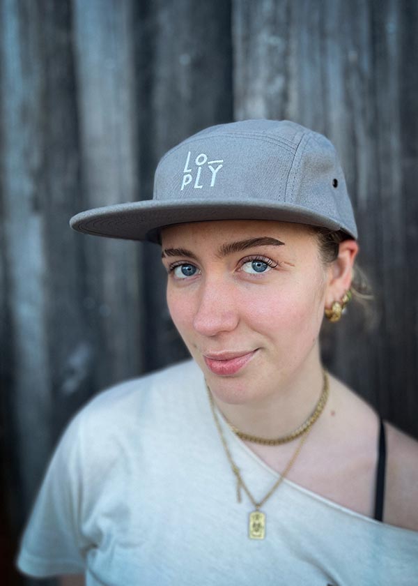 Lo-ply 5-Panel Camper Hat Grey