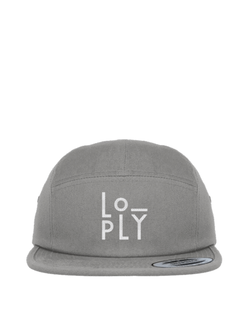 Lo-ply 5-Panel Camper Hat Grey