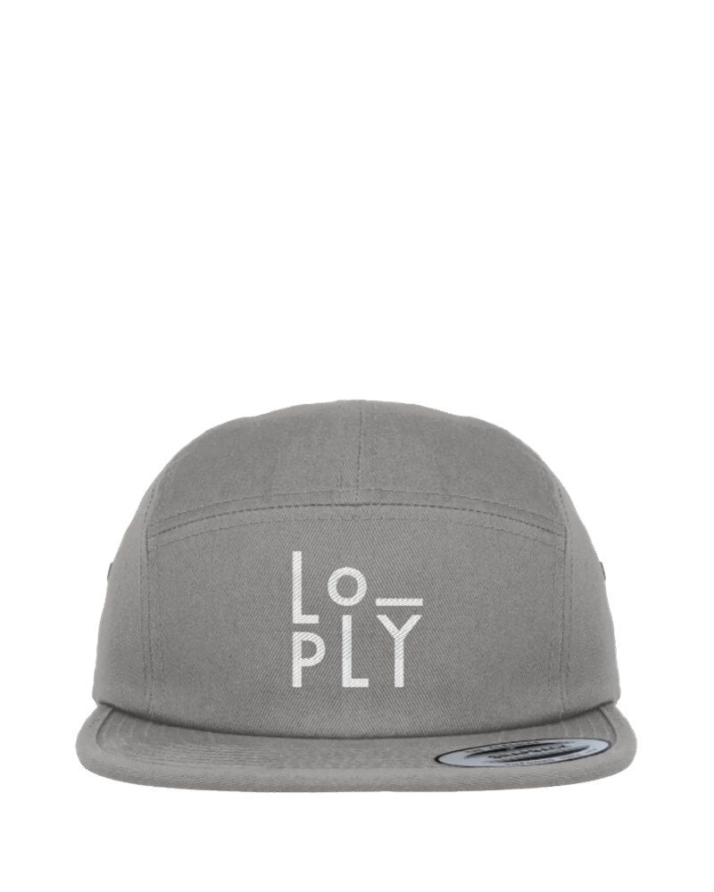 Lo-ply 5-Panel Camper Hat Grey